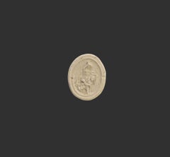 Camafeo calcográfico neoclásico antiguo, siglo XIX