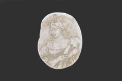 Ancienne intaille camée néoclassique, 19e siècle