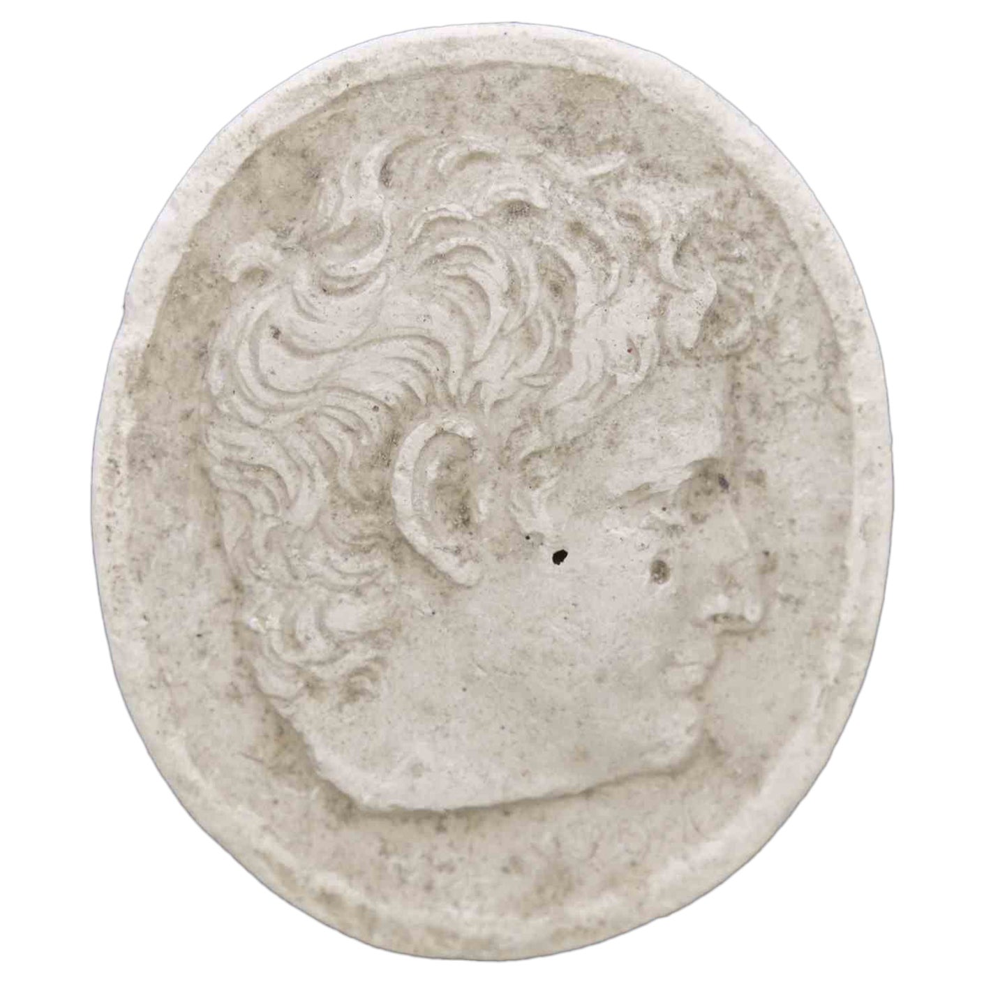 Camafeo calcográfico neoclásico antiguo, siglo XIX