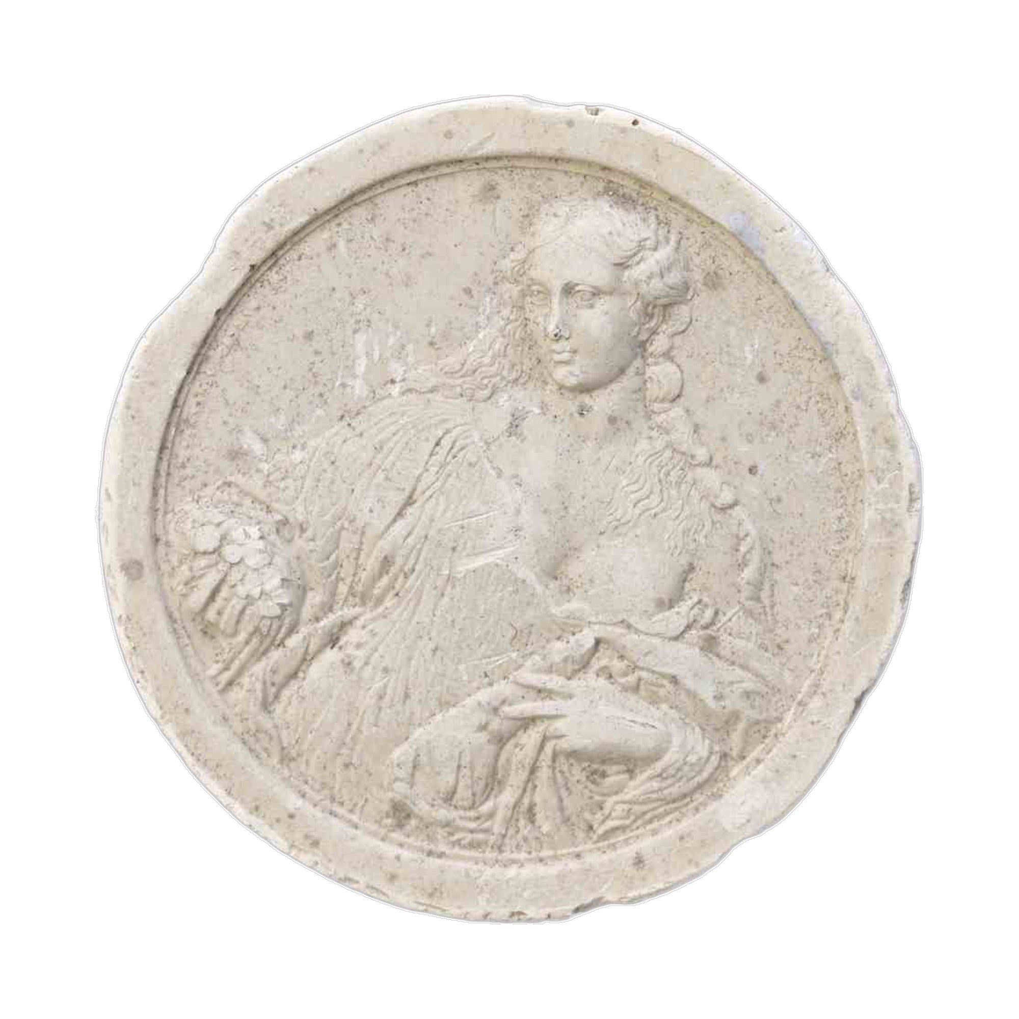 Camafeo calcográfico neoclásico antiguo, siglo XIX