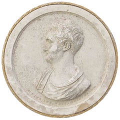 Camafeo calcográfico neoclásico antiguo, siglo XIX