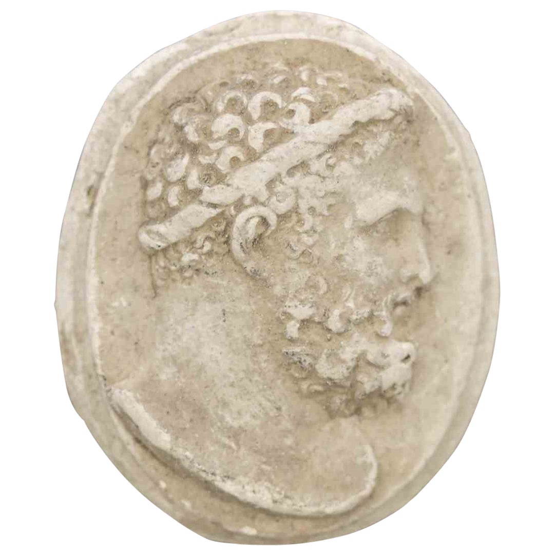 Camafeo calcográfico neoclásico antiguo, siglo XIX