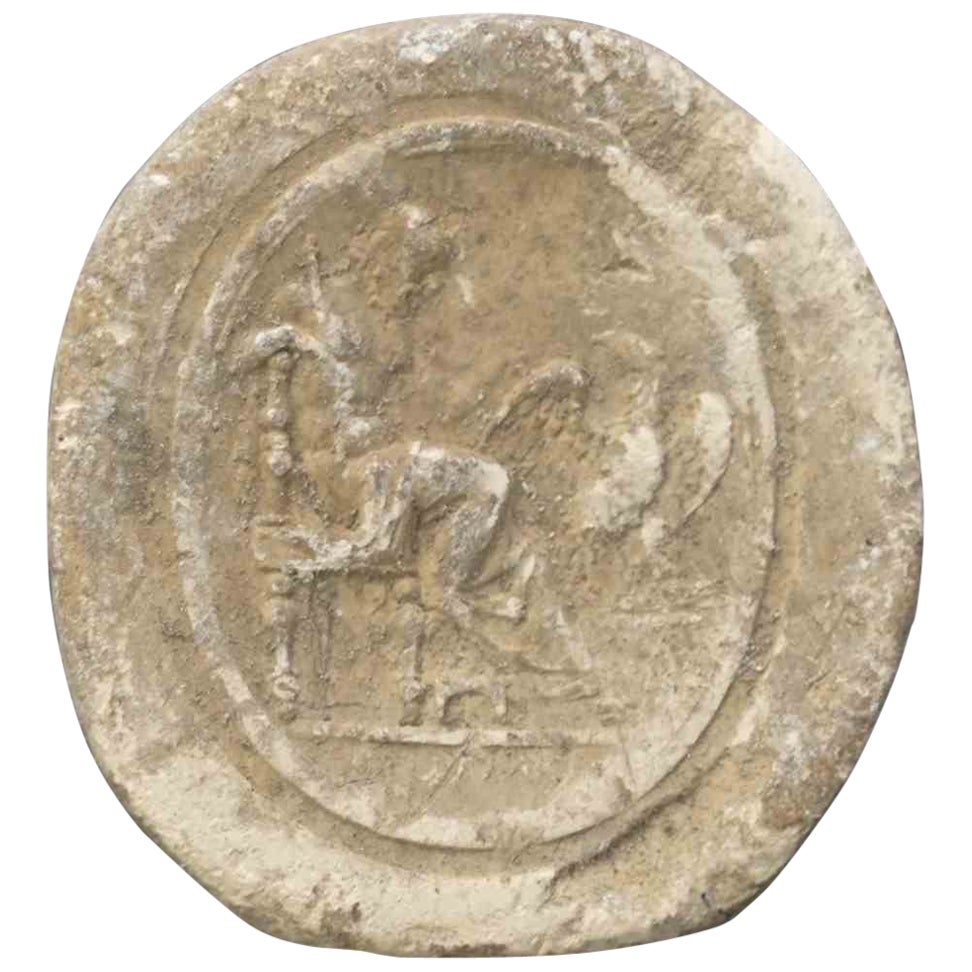 Camafeo calcográfico neoclásico antiguo, siglo XIX