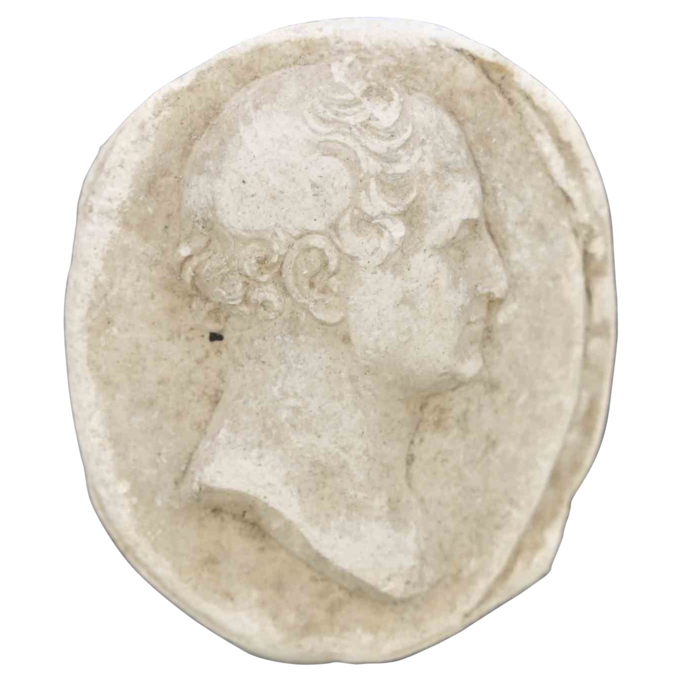 Camafeo calcográfico neoclásico antiguo, siglo XIX