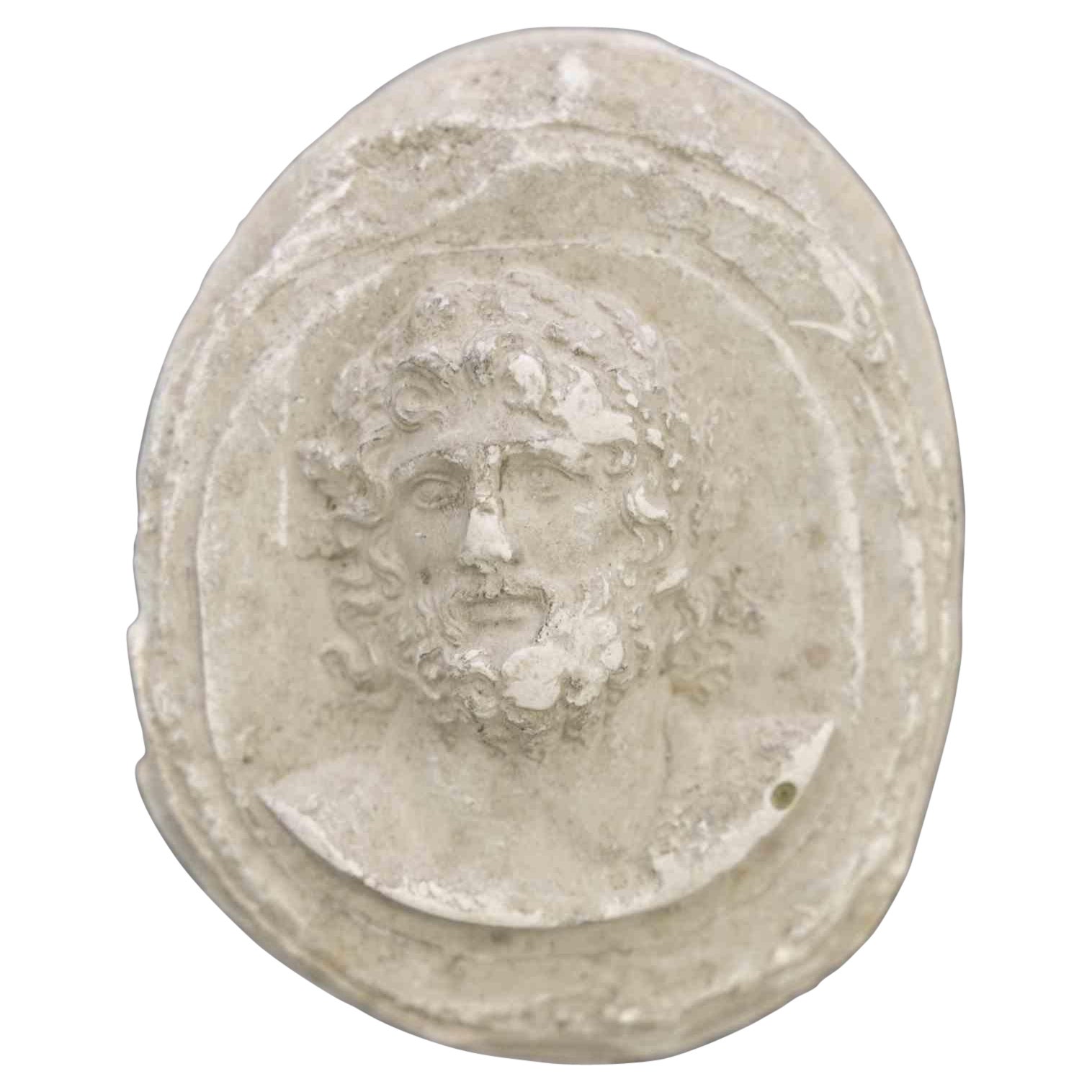 Camafeo calcográfico neoclásico antiguo, siglo XIX