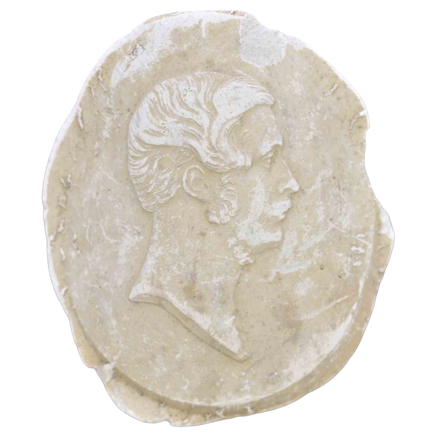 Camafeo calcográfico neoclásico antiguo, siglo XIX