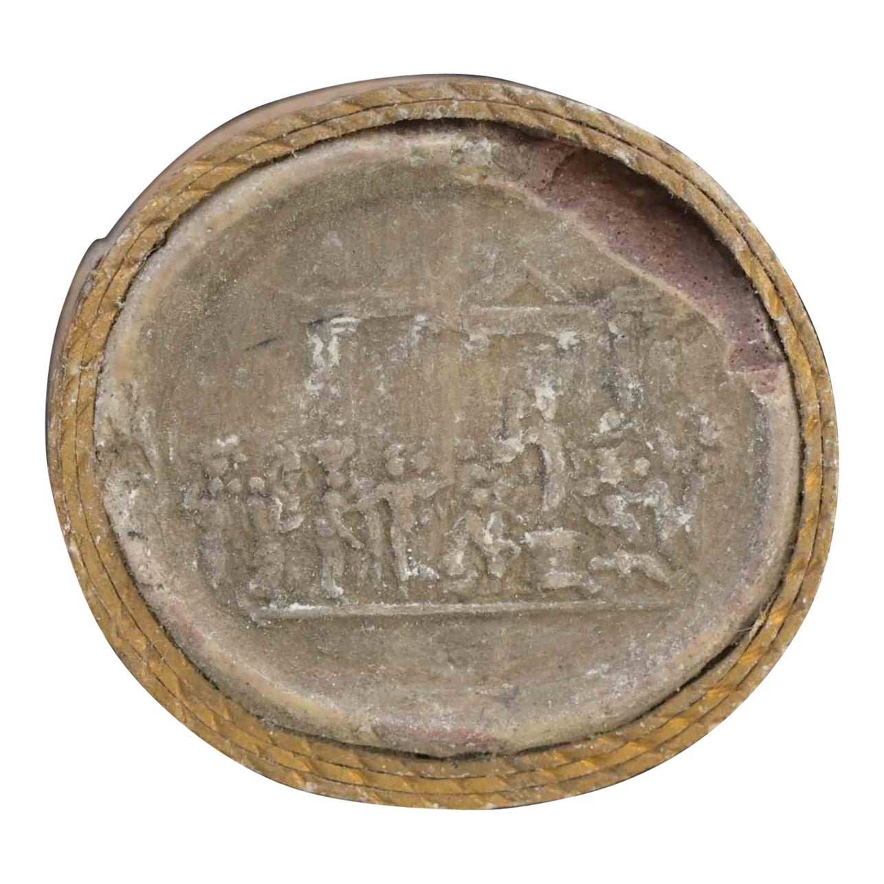 Camafeo calcográfico neoclásico antiguo, siglo XIX en venta