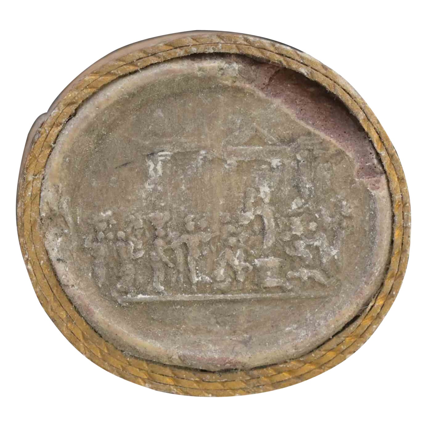 Ancienne intaille camée néoclassique, 19e siècle