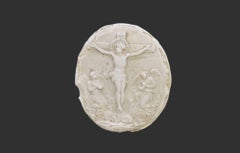 Antico Cammeo Neoclassico Intaglio raffigurante Gesù Cristo sul... XIX secolo