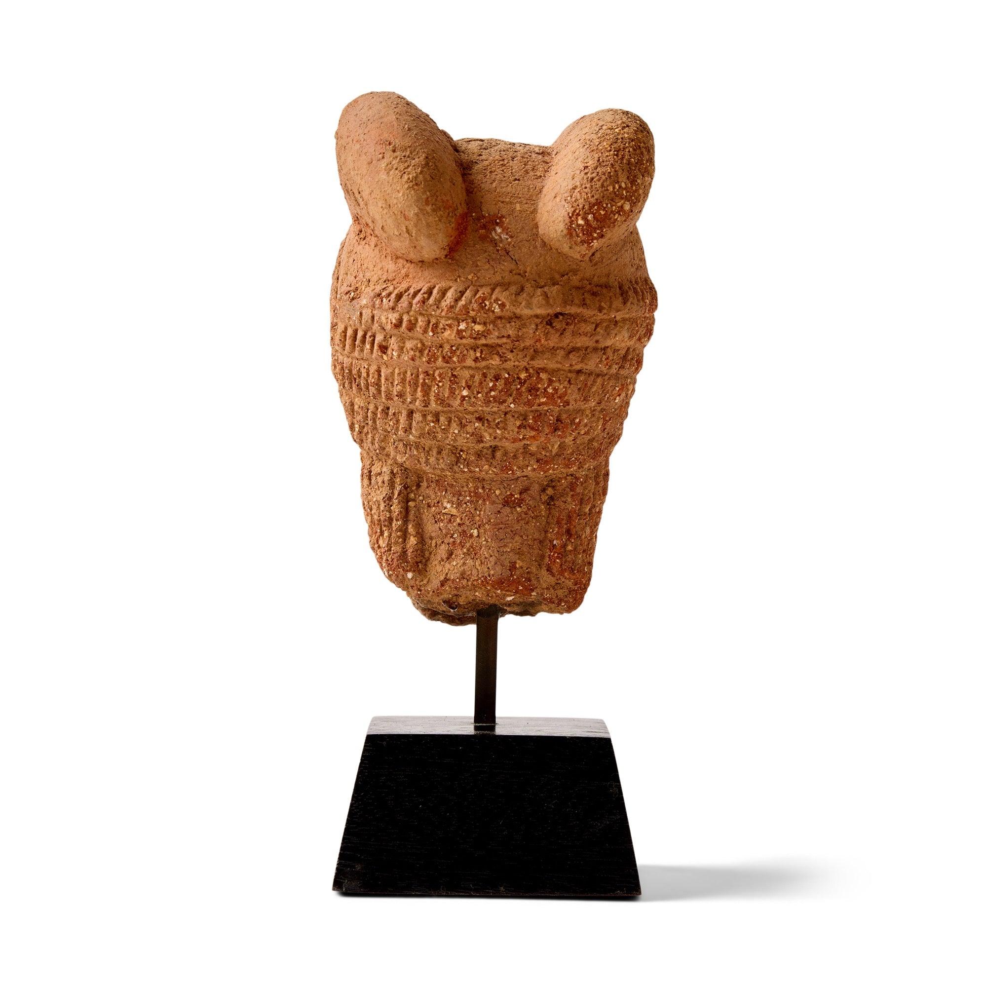 Antica scultura in argilla Nok dalla Nigeria In condizioni buone in vendita a Sagaponack, NY