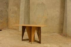 Ancient Normandy Oak New Designed Side Table by Timothée Musset