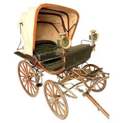 Antique Ancient original carriage from the 1800s
