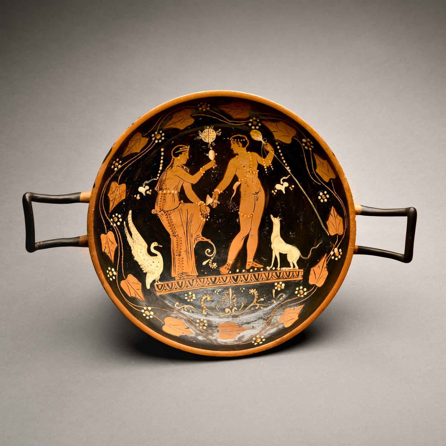 Cuit Ancient Paestan Red-Figure Kylix en vente