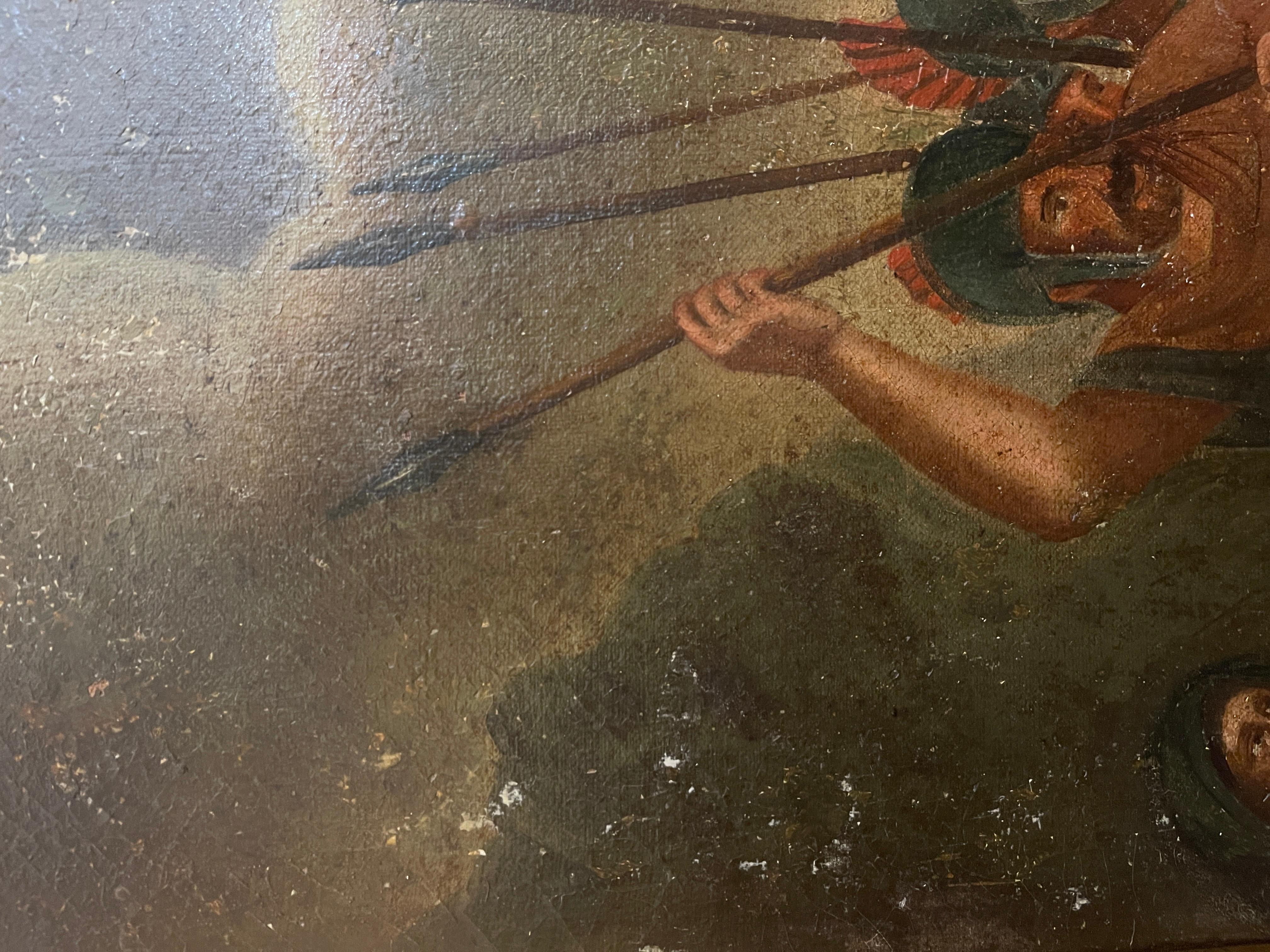 XIX secolo Pittura antica, La Passione, Circolo di Giuseppe Vaccaro, XIX in vendita