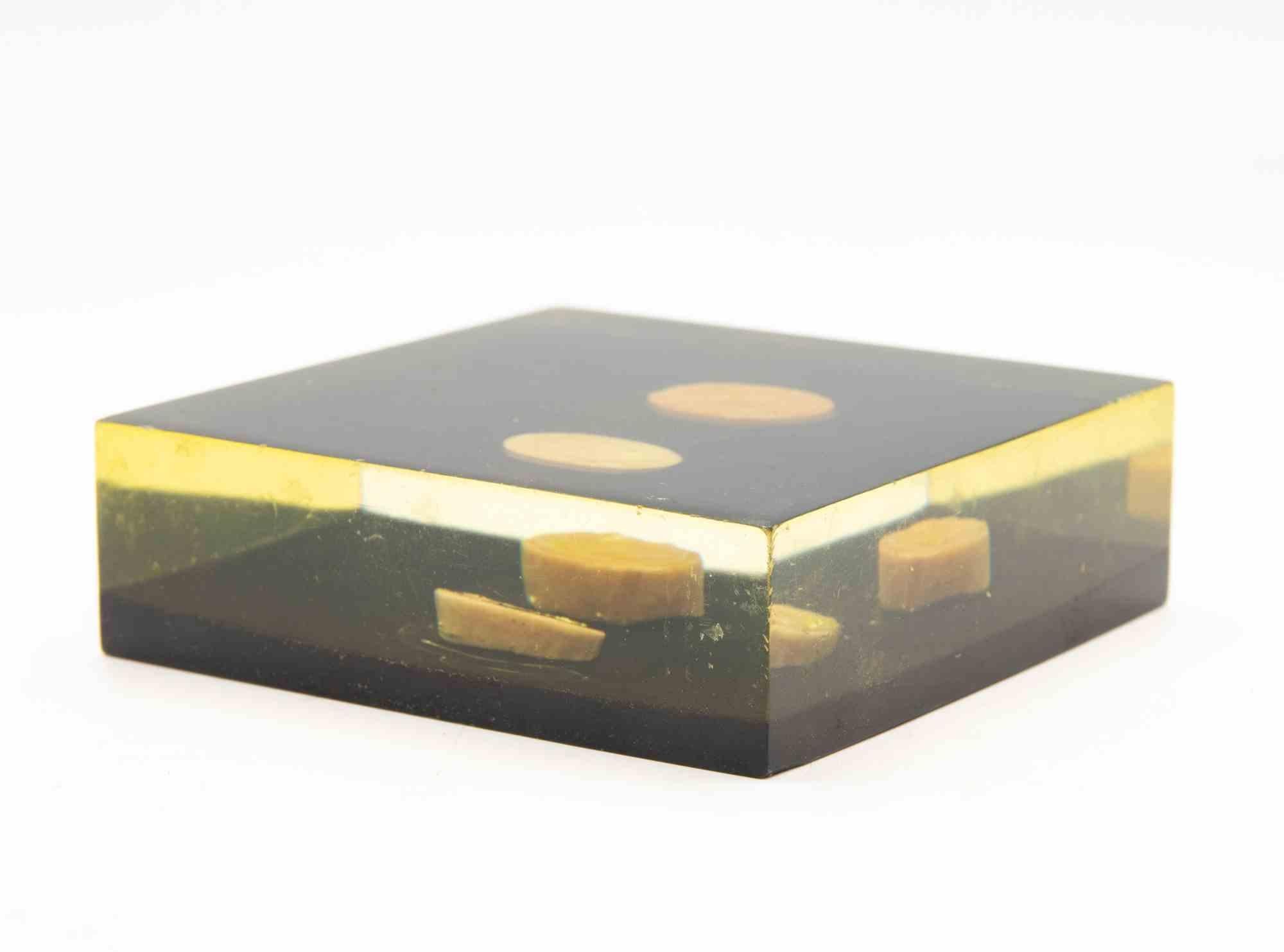 Ancienne paire d'intailles en camée néoclassique avec boîtier en plexiglas, 19e siècle Bon état - En vente à Roma, IT