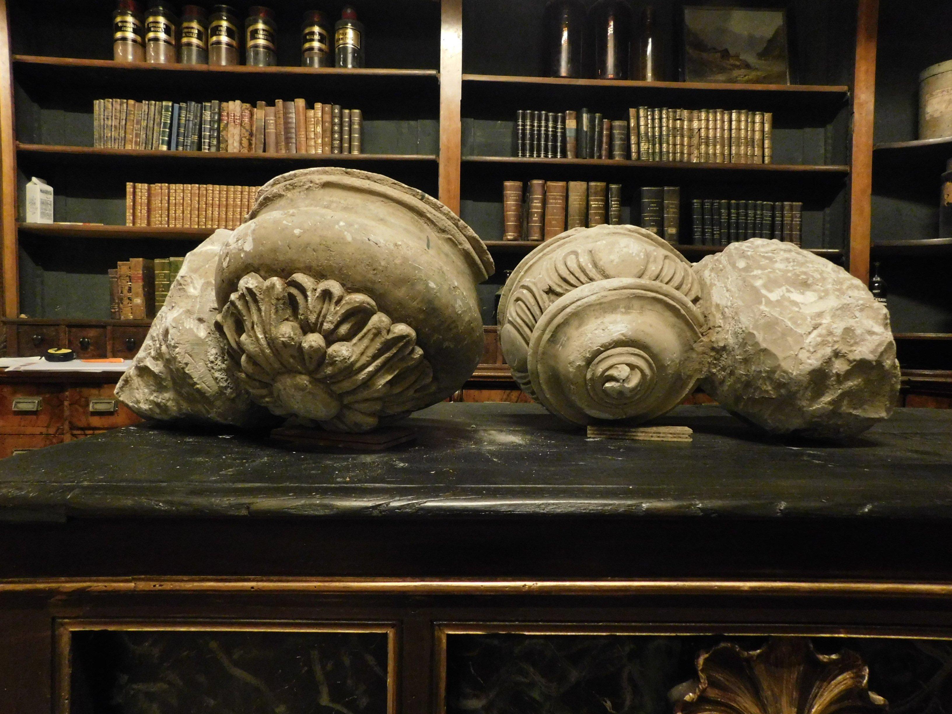 Antikes Paar Suppenschüsseln, Steinbecken, Trinkgefäße, 17. Jahrhundert, Italien im Angebot 3
