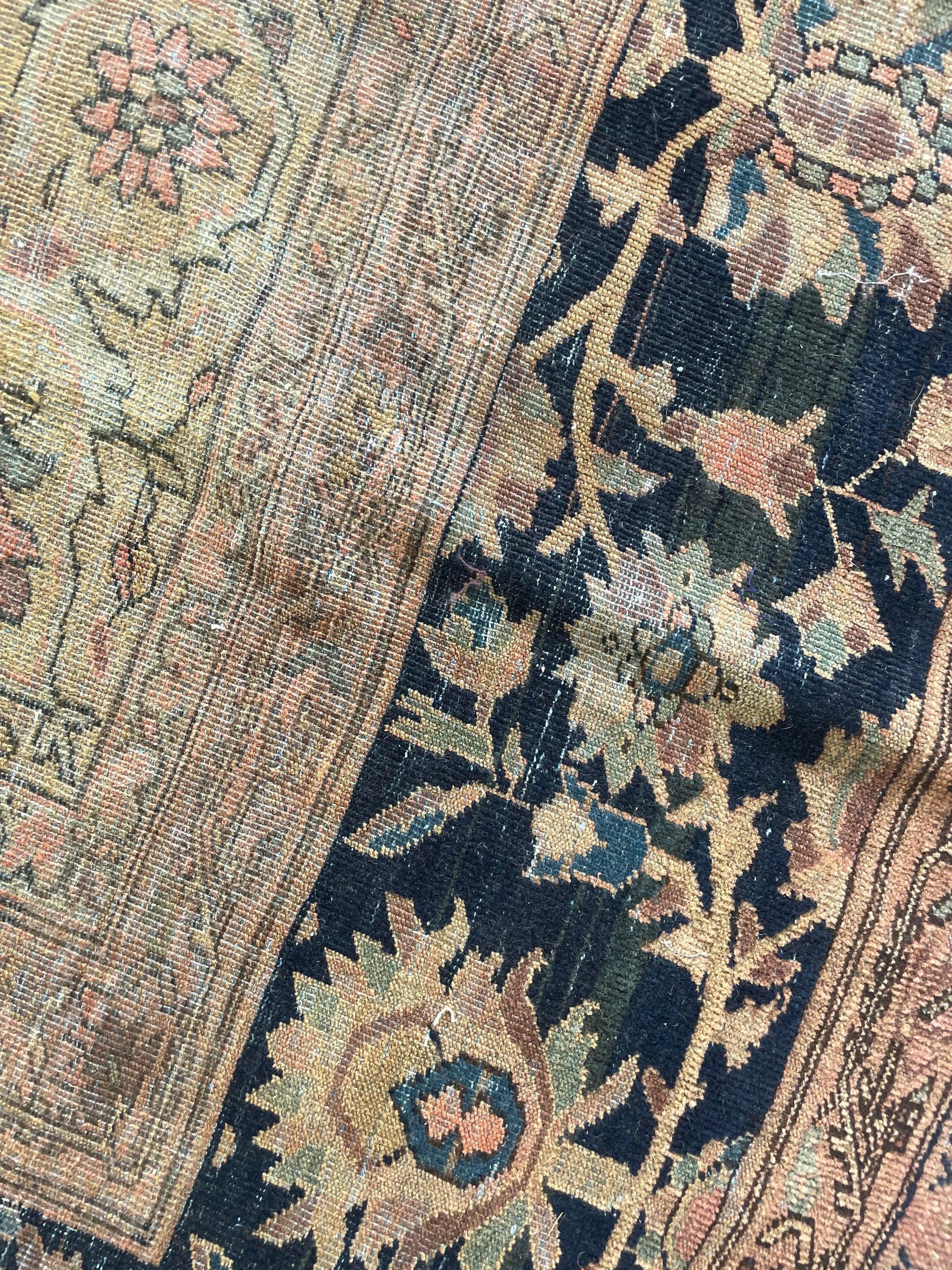 Noué à la main Ancien tapis Sarouk Ferahan de taille palais, vers 1900-1915 en vente