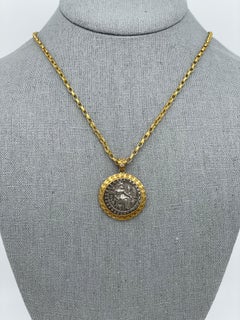 Ancient Persian 4th Century BC Cilicia Coin 22K Gold Pendant