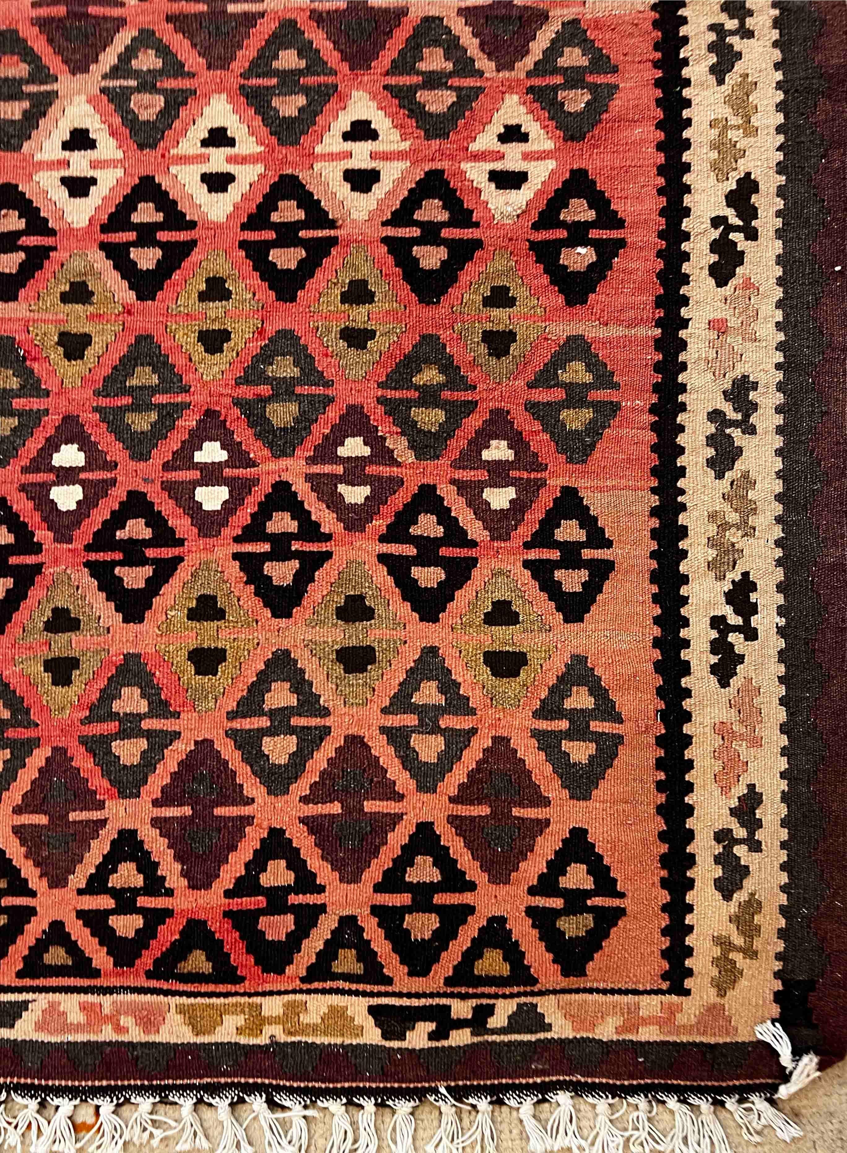 Tissé à la main Kilim persan ancien - 170x100 - N° 1229 en vente