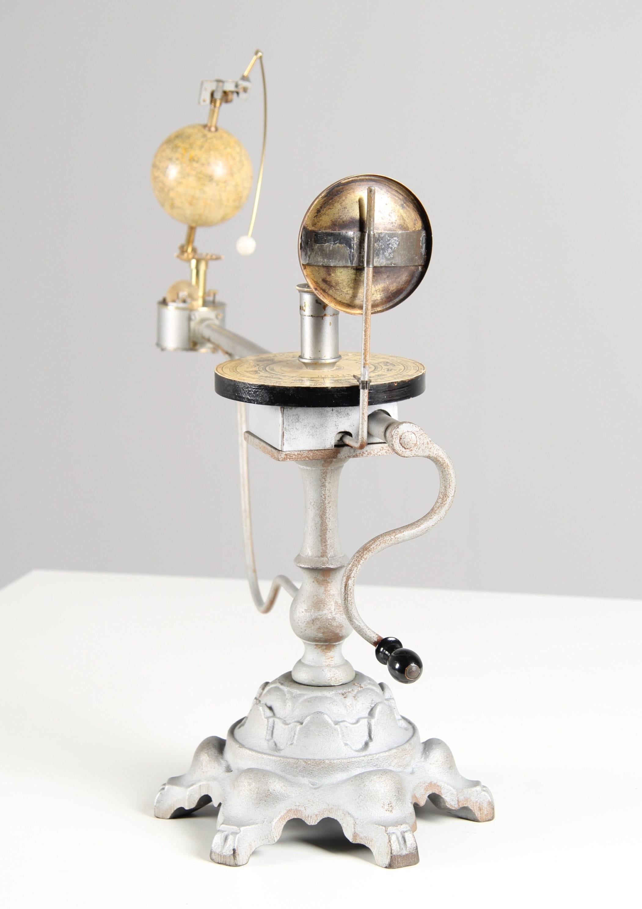 Modèle de planète ancienne, Tellurium, FR. J. Berg, Stockholm, vers 1900 en vente 5