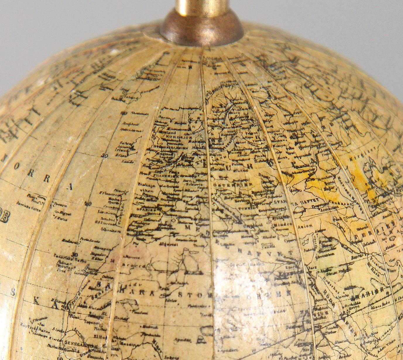 Métal Modèle de planète ancienne, Tellurium, FR. J. Berg, Stockholm, vers 1900 en vente
