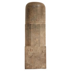 Ancient Polished Sandstone Lingam, Khmer, 12th-13th C., Angkor Period