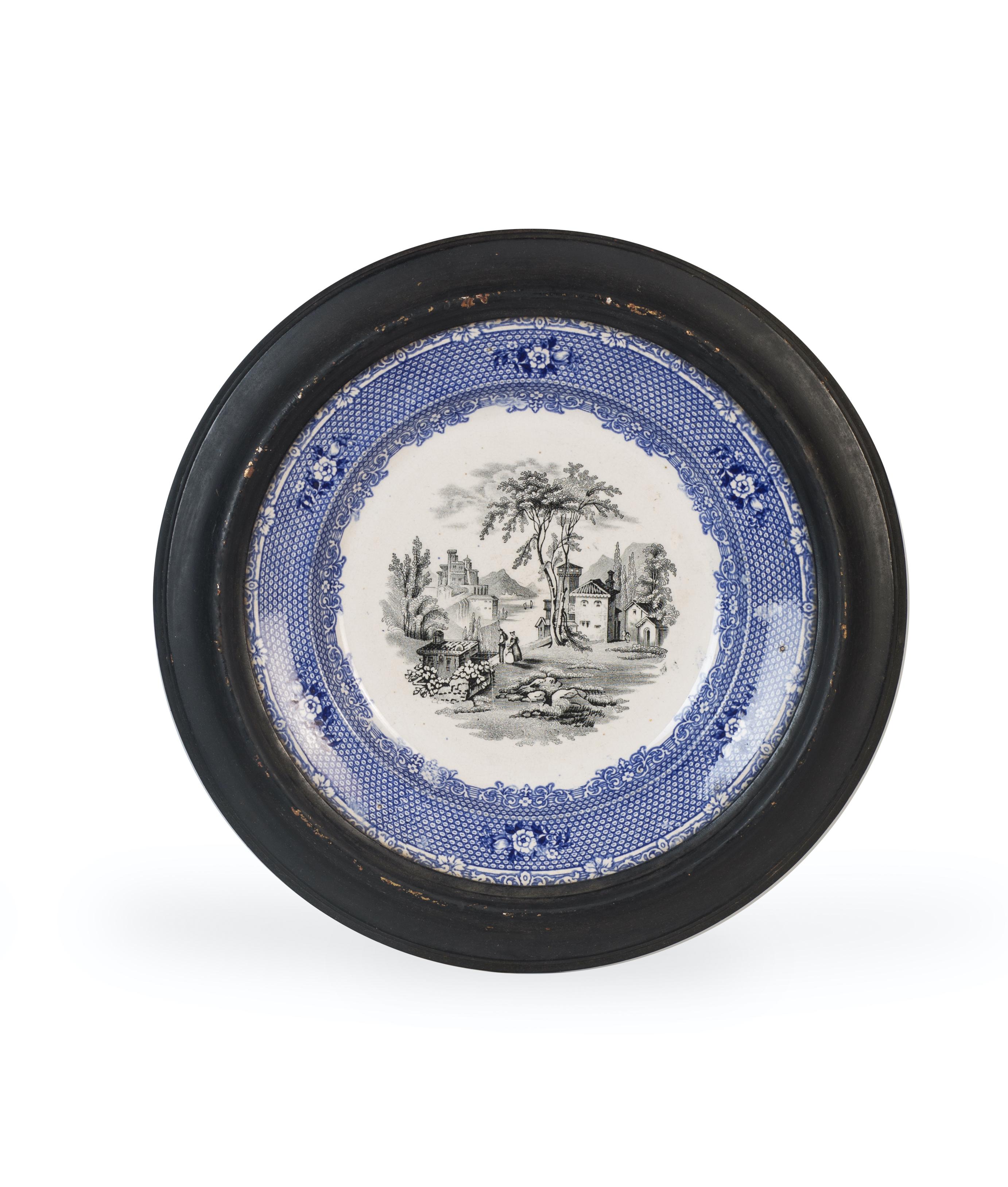 Britannique Anciennes assiettes en porcelaine de Primavesi & Sons, vers 1860 en vente