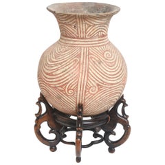 Vaisseau de poterie antique Ban Chiang - Asie du Sud-Est:: vers 1495 avant J.-C.