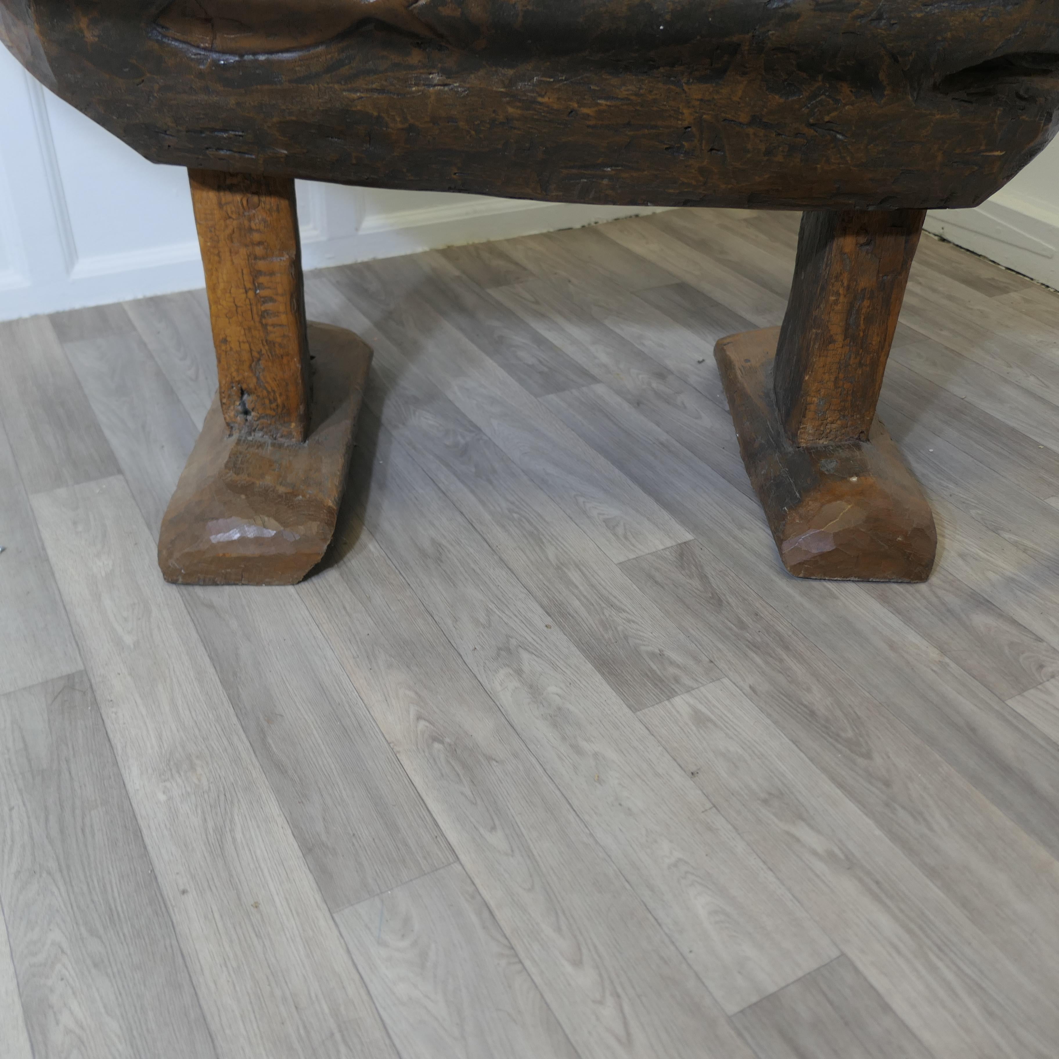 Ancient Preparation Table, Now Rustic Coffee Table For Sale 2