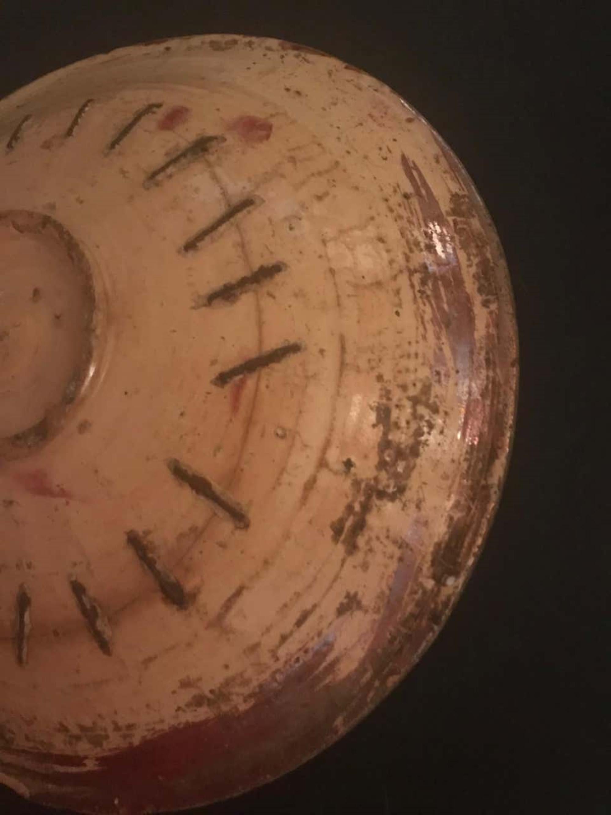Antica e rara ciotola a lustro di Kashan del XII secolo, arte ceramica islamica in vendita 4