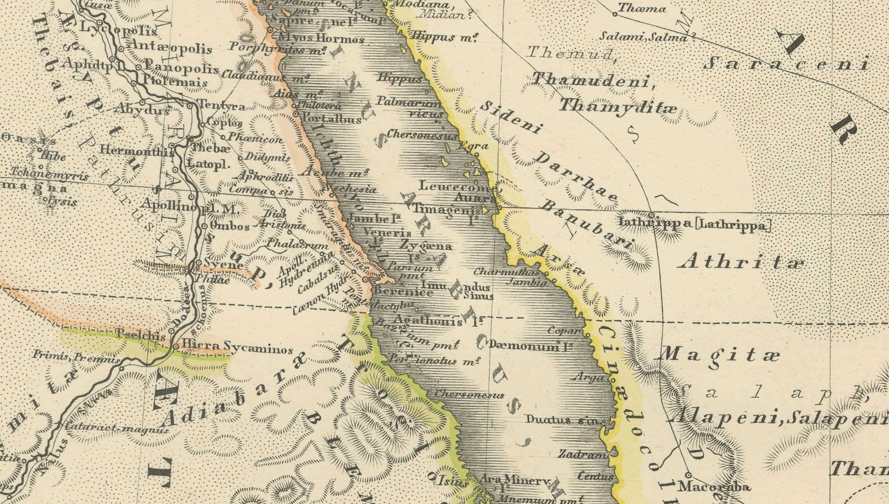 ethiopia map 1880