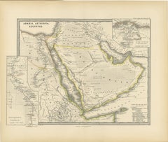 Vintage Ancient Realms of Northeast Africa: Arabia, Ethiopia, and Egypt, Published 1880