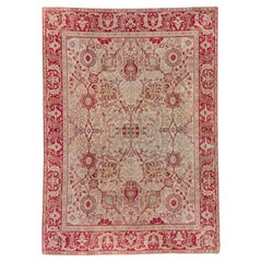 Antique Ancient Red Oushak 1940