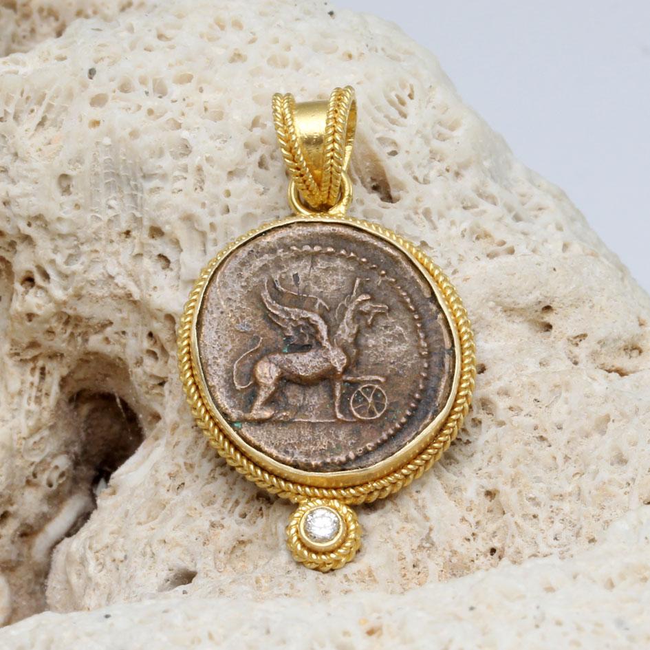 An authentic Roman bronze 