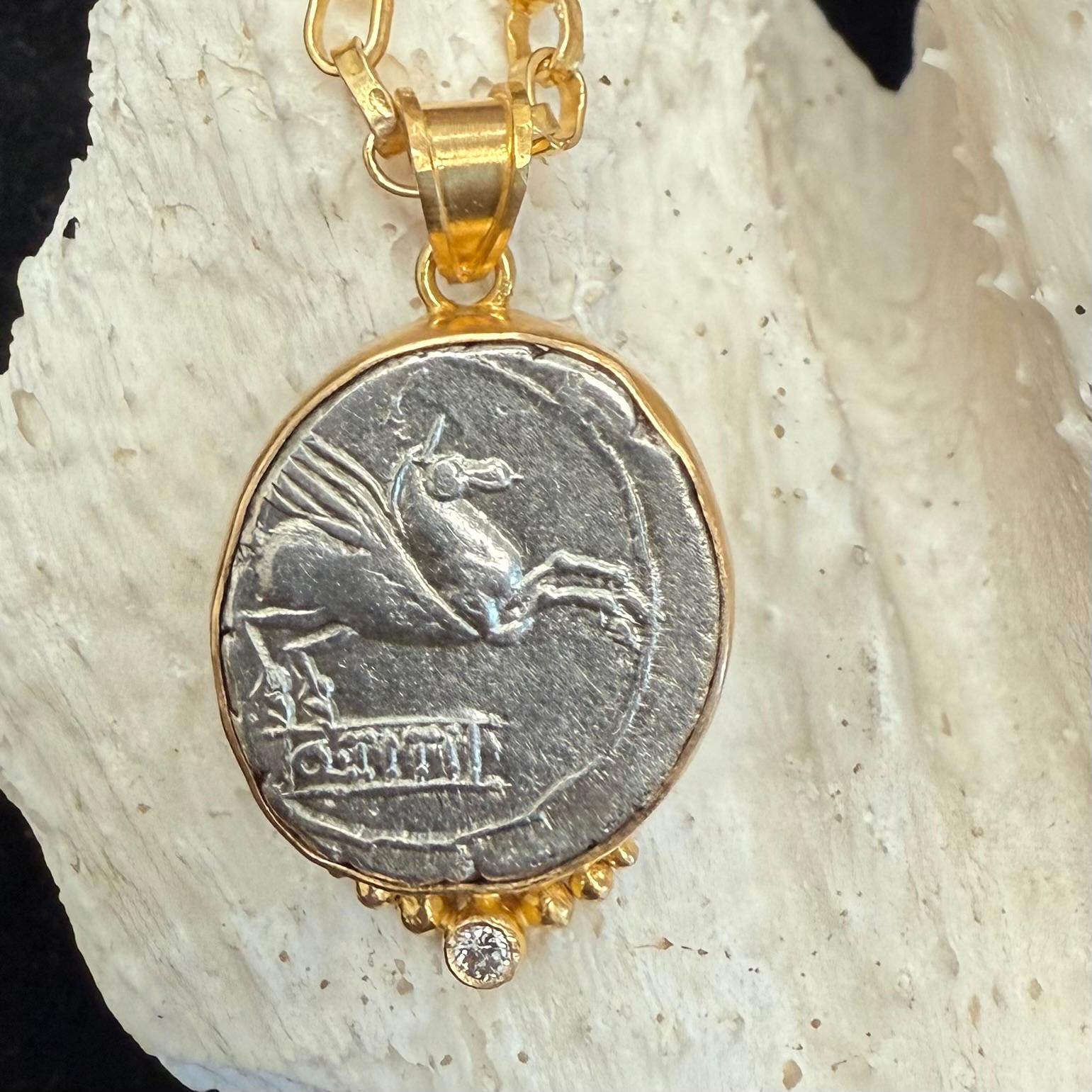 Une authentique pièce d'argent 