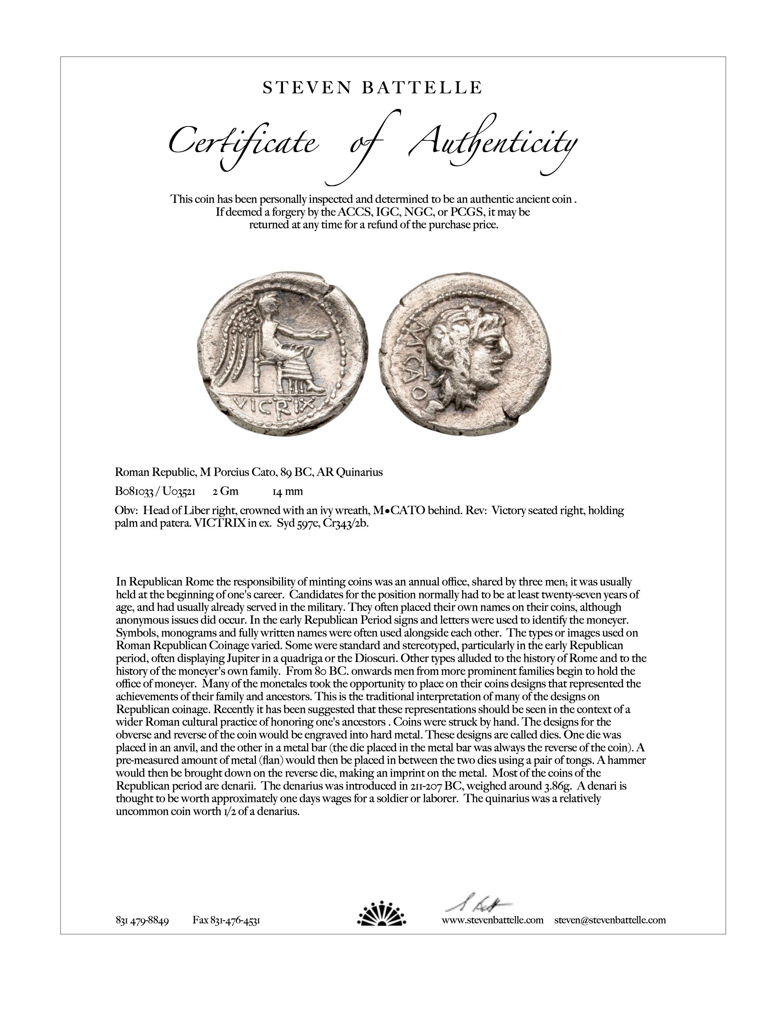 Classical Roman Ancient Roman 1st Century BC Victoria Coin Diamonds 18K Gold Pendant For Sale