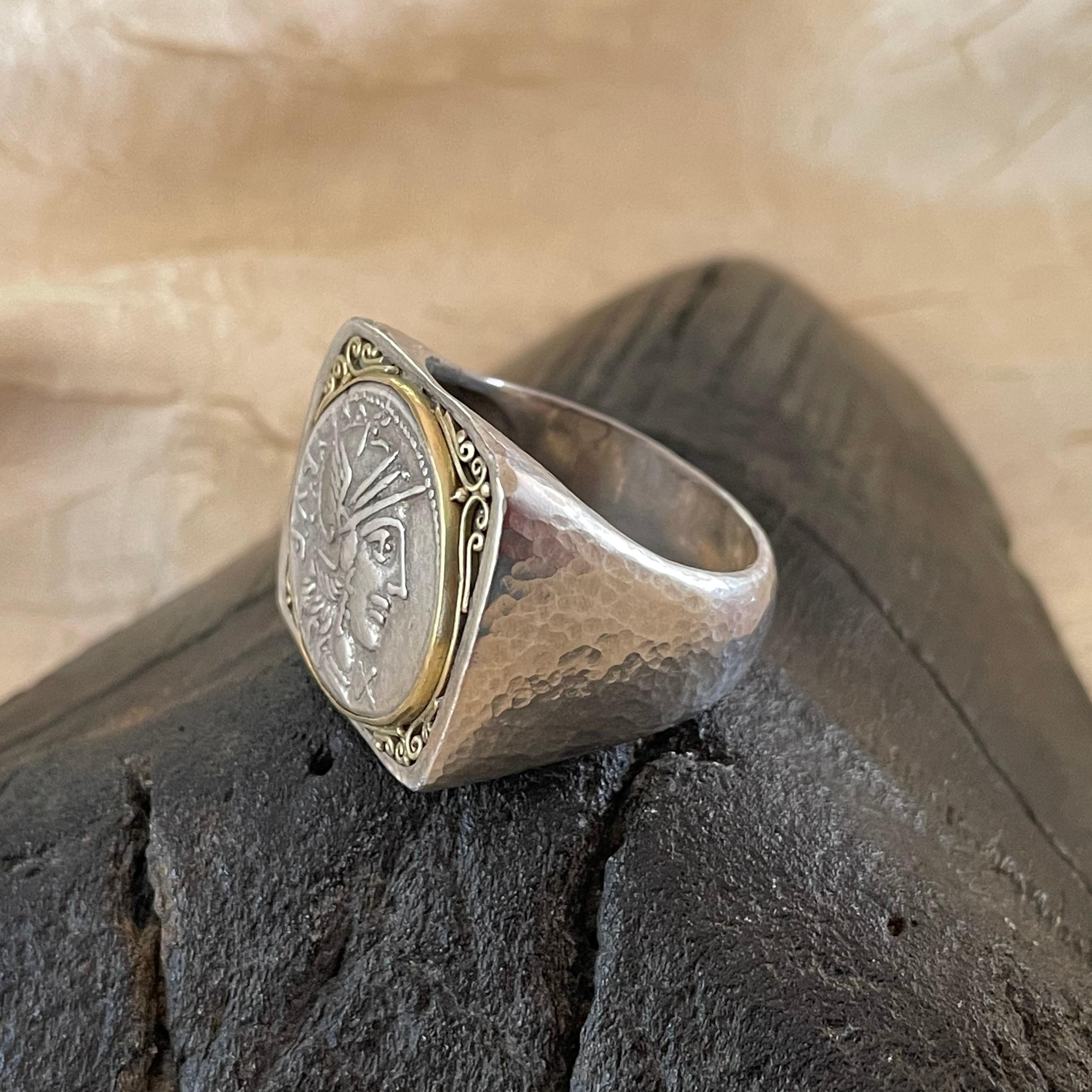 roman coin ring