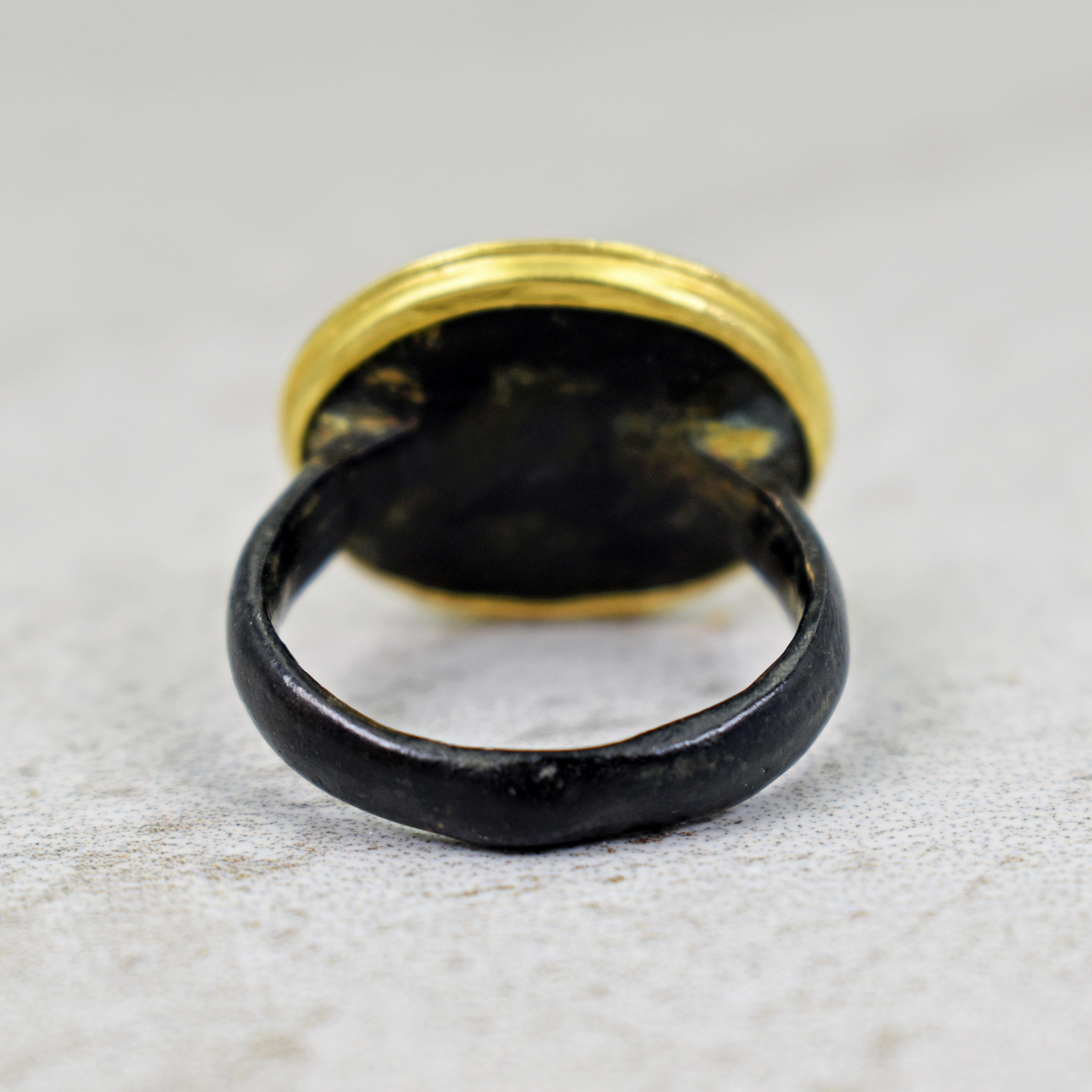 ancient roman bronze rings