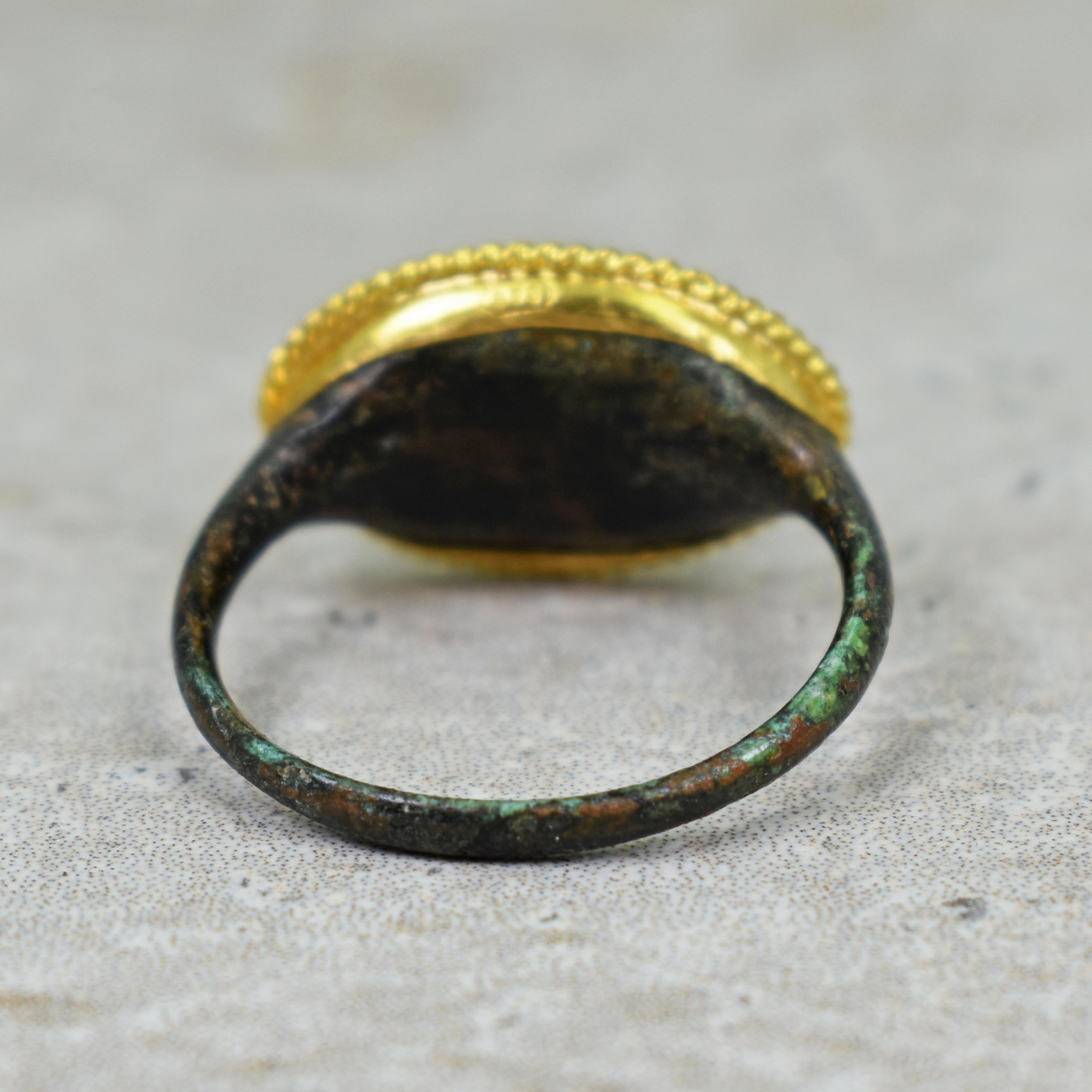 22 carat gold signet ring