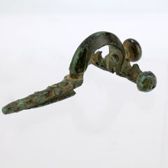 Antike römische Bronze Crossbow Fibula oder Toga Anstecknadel