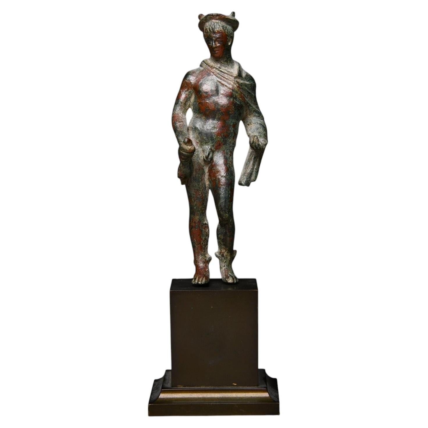 Ancient Roman Bronze Figure of Mercury
