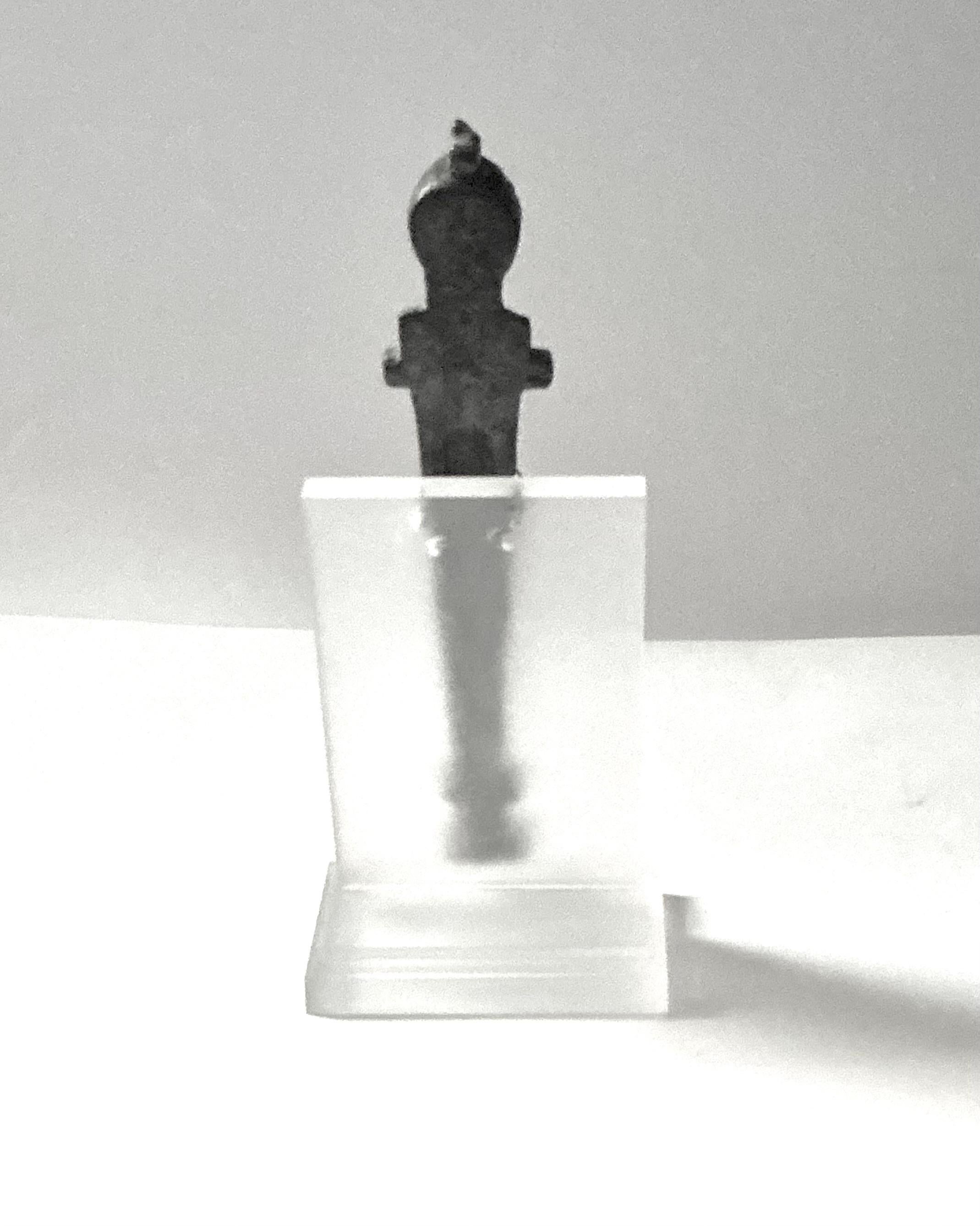 Ancient Roman Bronze Herm on Stand, 1st-4th Century AD For Sale 7