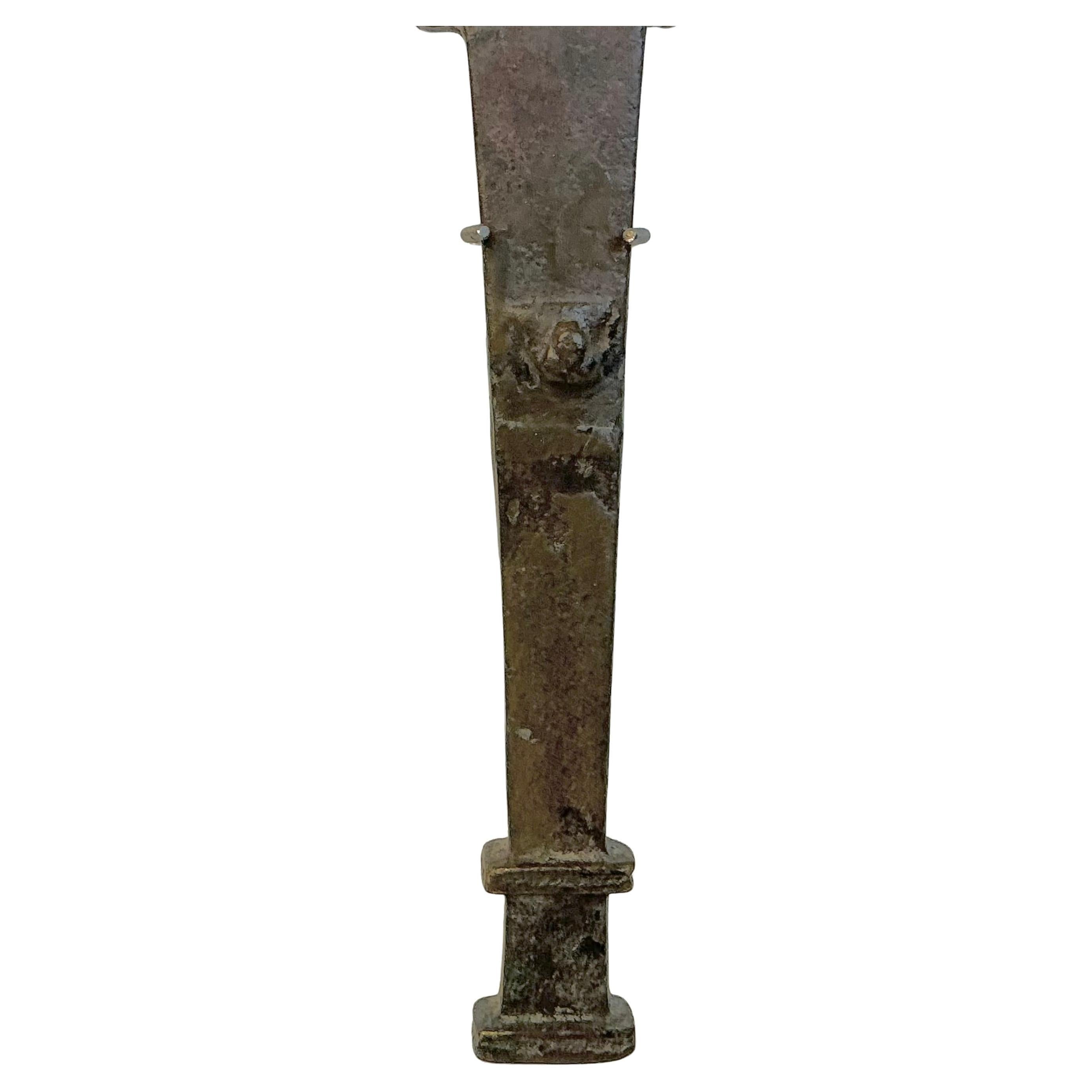 Italian Ancient Roman Bronze Herm on Stand, 1st-4th Century AD For Sale