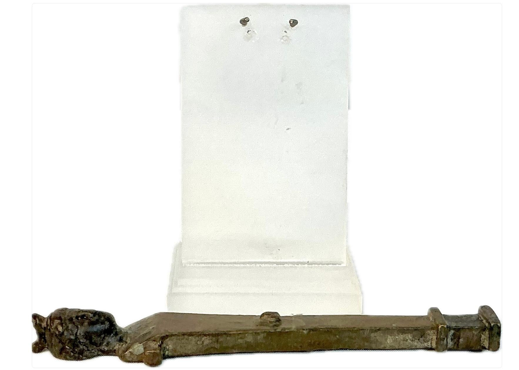 Ancient Roman Bronze Herm on Stand, 1st-4th Century AD For Sale 8