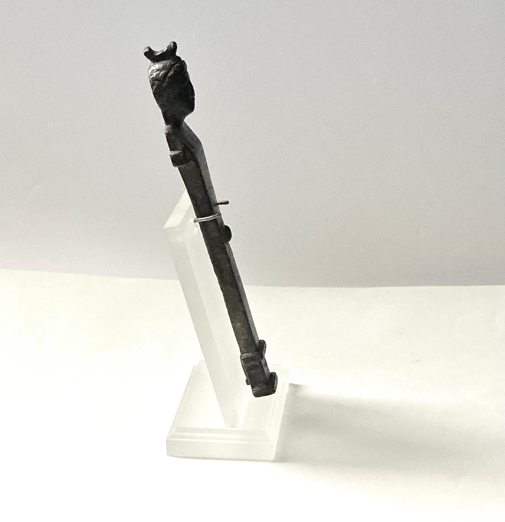 Ancient Roman Bronze Herm on Stand, 1st-4th Century AD For Sale 5
