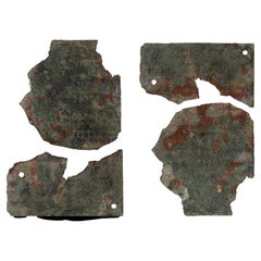 Roman Bronze Military Diploma (Fragment) by the Consuls Ti. Iulio Capito