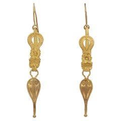 Antique Ancient Roman Earrings, 2nd Century AD