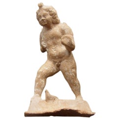 Ancient Roman Figure of Amor - God of Love, circa 1st-2nd Century AD, Terracotta