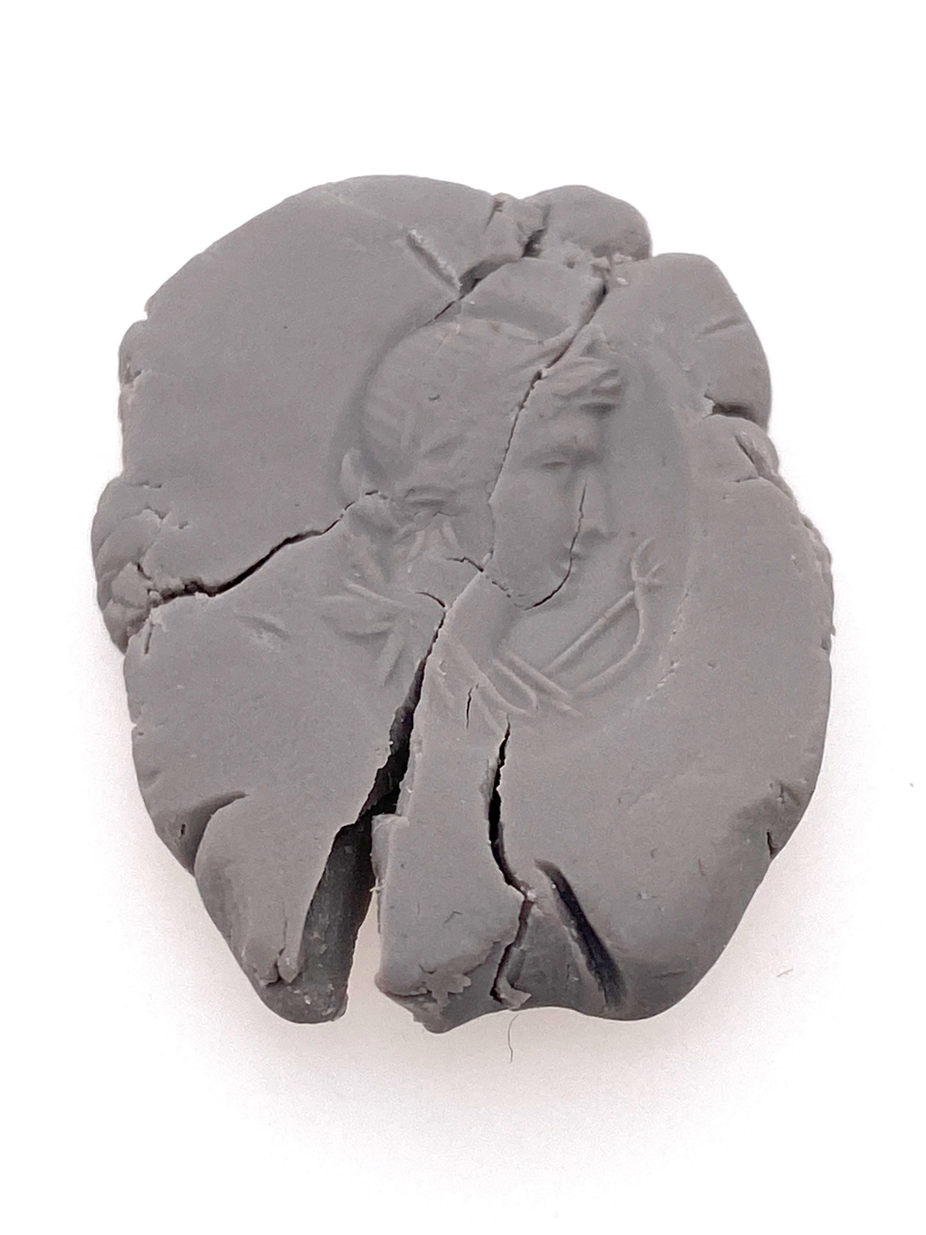 Antiker römischer Granat Intaglio Contemporary Anhänger aus Castellani's Kollektion für Damen oder Herren