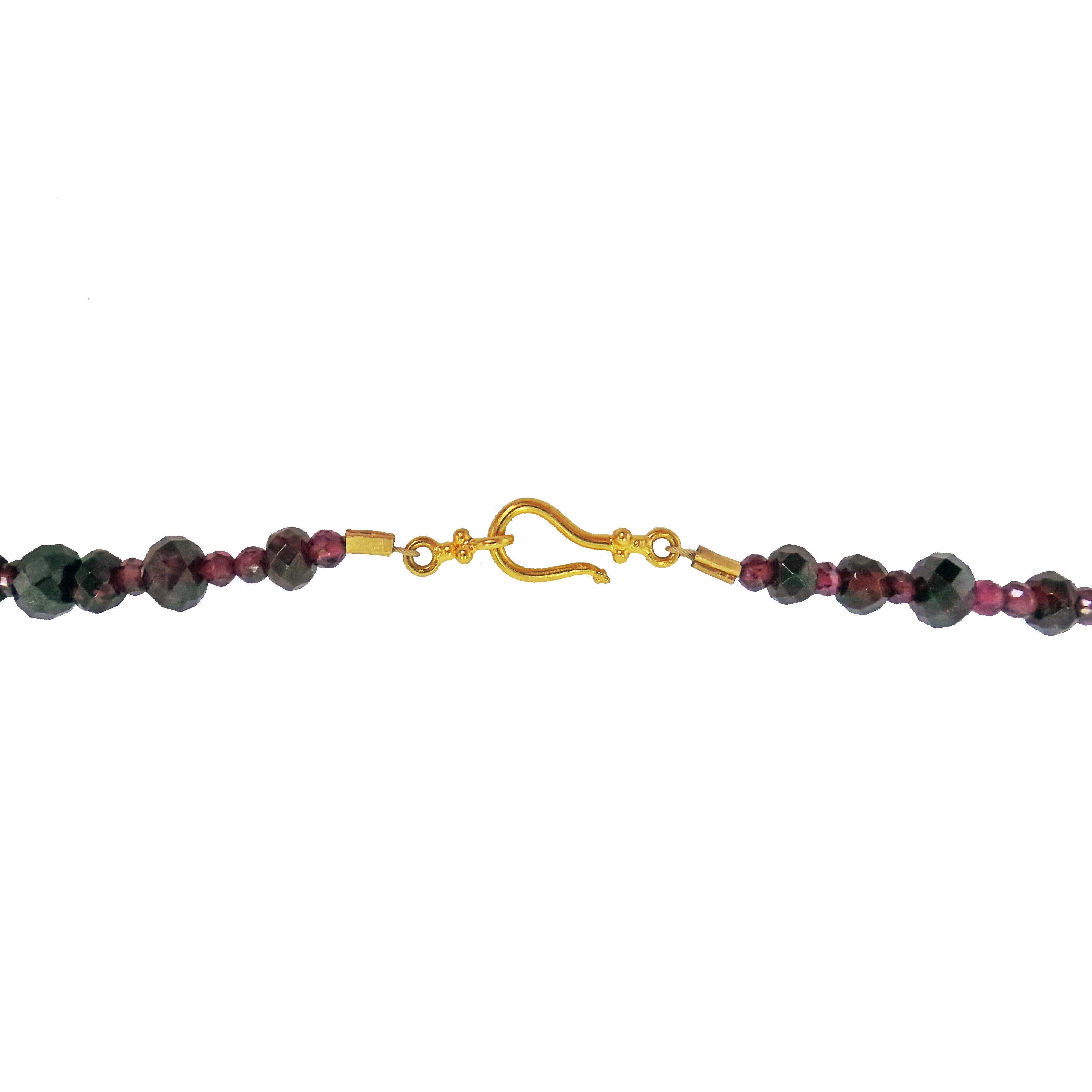 roman glass bead necklace